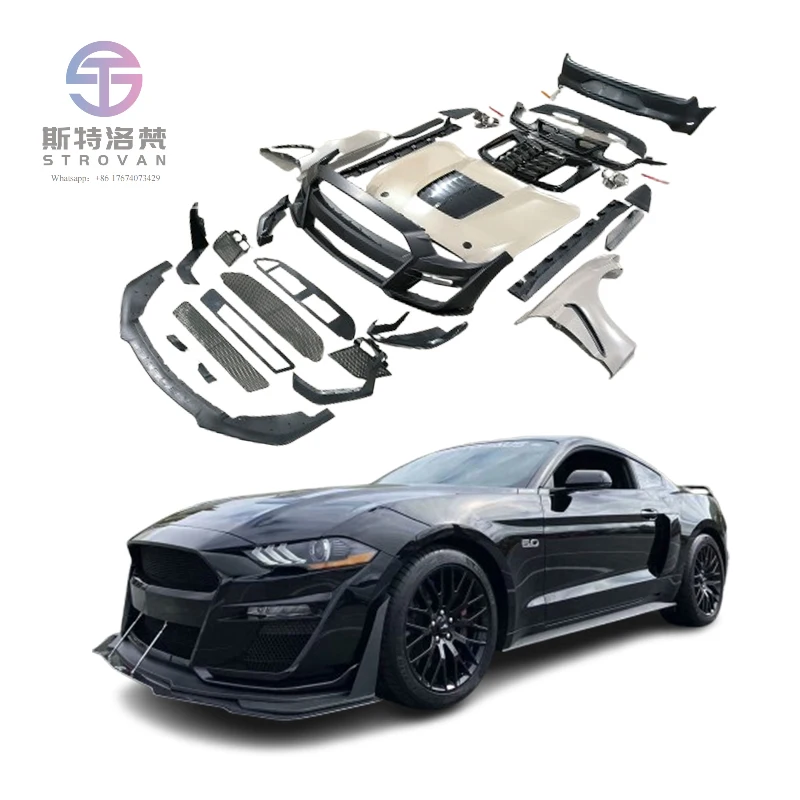 

GT500 Style Parts ABS+PP Upgrade Kits Body Kits Front Bumper for Ford MUSTANG 2015-2017 Accessories