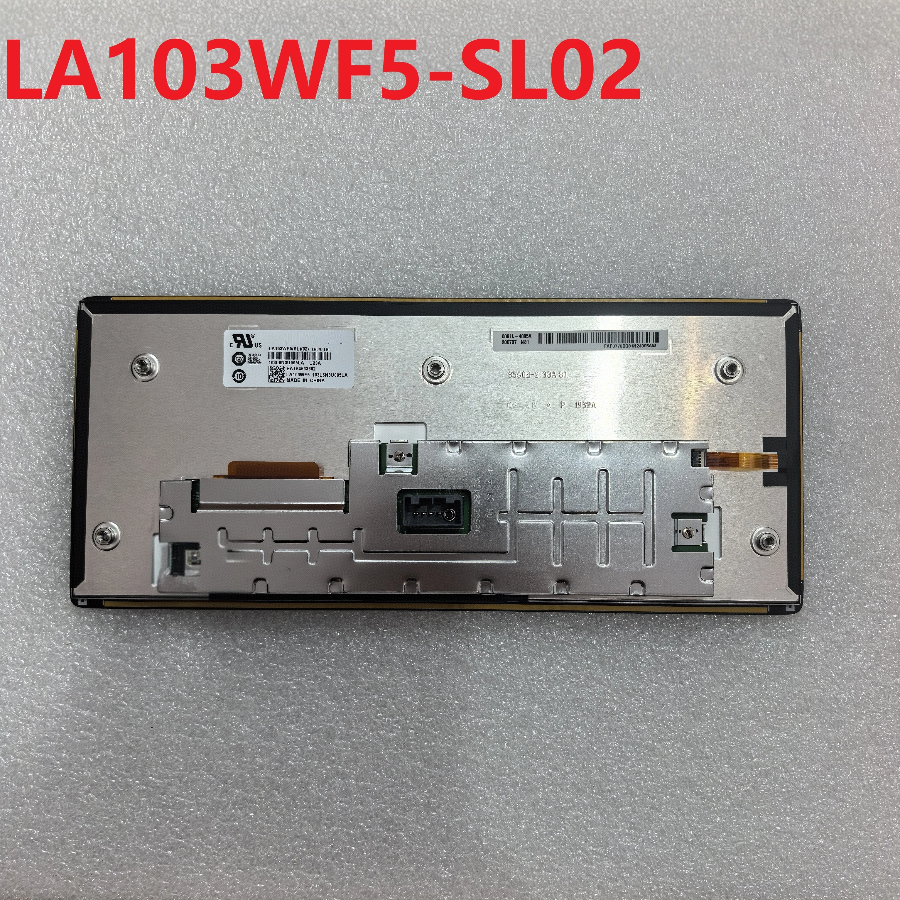 LA103WF5-SL02 LA103WF5（SL)(02) Original 10.3 inch LCD Display Screen