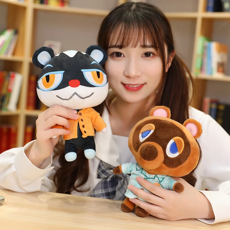 Animal Crossing juguetes de peluche Doubutsu No Mori Tom Nook Foxes juego de Anime colección periférica muñecos de peluche regalos para niños cumpleaños