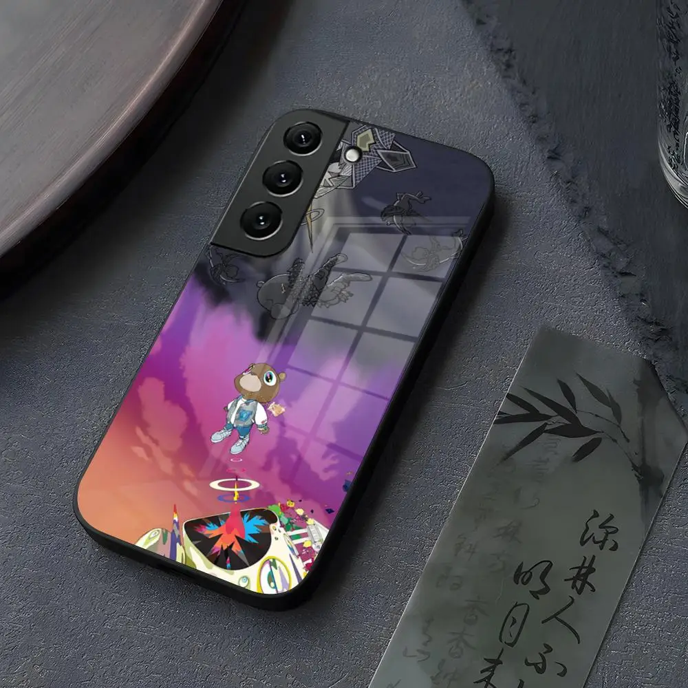 Kanye West Ye Rapper Phone Case Glass For Samsung Galaxy S25 S24 S26 S23 Ultra Fe Plus A16 A17 A37 A57 A15 A25 A35 Cover