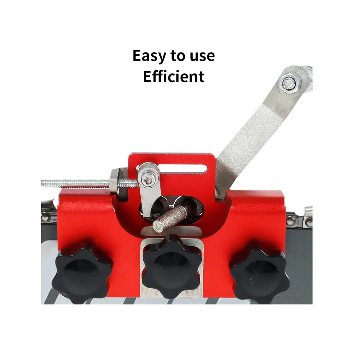 Chainsaw Sharpening Bits for 8-22Inch Chain Saw, High Hardness Chainsaw Grinding Stone,Chainsaw Sharpener Burr 3/16Inch