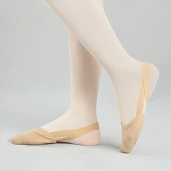 Sapatilhas elásticas para meninas, sapatos de sola macia, sapatos de ginástica artística, ginástica rítmica, crianças e mulheres