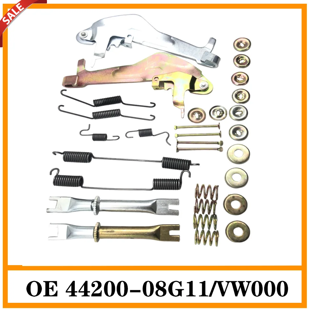 44200-08G11 44201-08G11 44200-VW000 44200-37G10 44201-37G0A Kit de reparación de ajustador de freno trasero adecuado para Nissan D22 4WD Urvan E26
