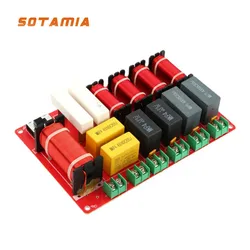 SOTAMIA 300W Five Way Crossover Audio Board Hifi Fever Home Theater KTV Speaker Frequency Crossover Filter Smart Home