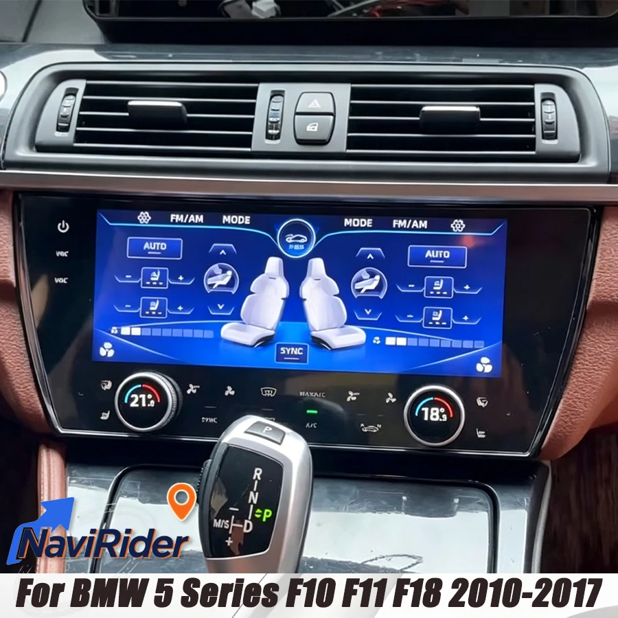 10.25'' Touch Air Conditioner Control AC Screen Climate Panel Board For BMW 5 Series F10 F11 F18 2010-2017 Digital AirCon Stereo