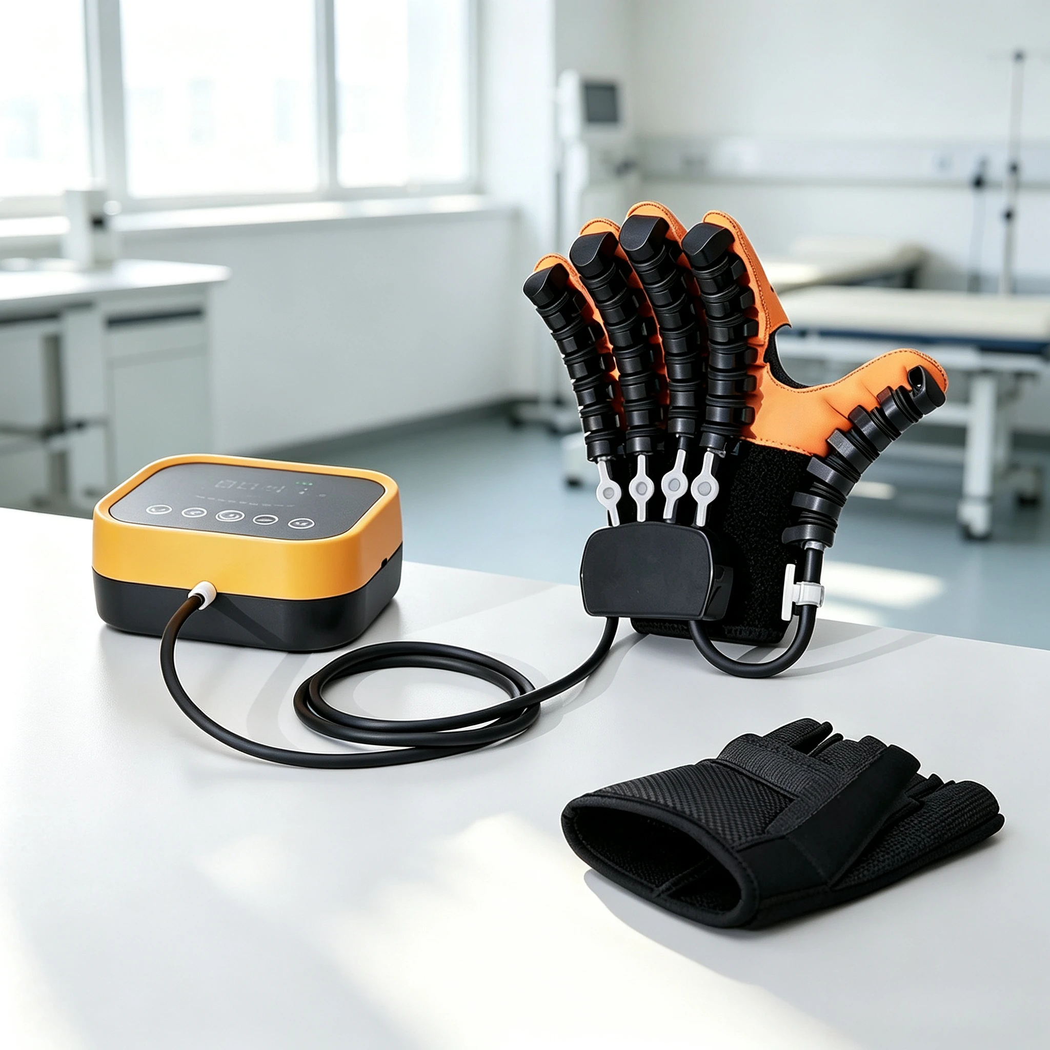Left Right Robot Gloves Hand Function RehabilitationTtraining Massage Surgery Recovery Intelligent Rehabilitation Finger Train