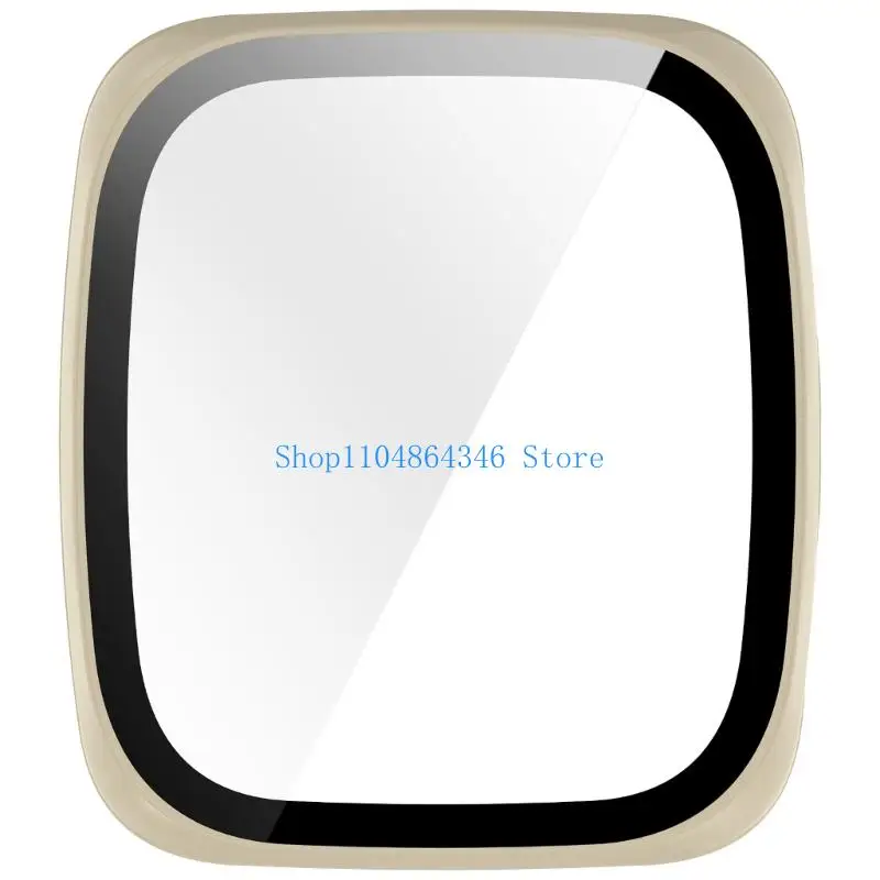 Watch Case Screen Protector Film for Active 2 Square Watch Cover with Film Smartwatch Accessory Housing Shockproof Shell