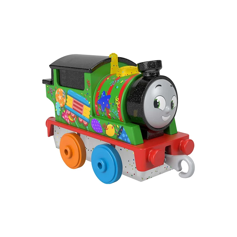 Thomas and Friends-Tren de juguete de motor de Metal fundido a presión, modelo de figura de celebración de arcoíris, Sodor Adventures, regalo coleccionable para niños