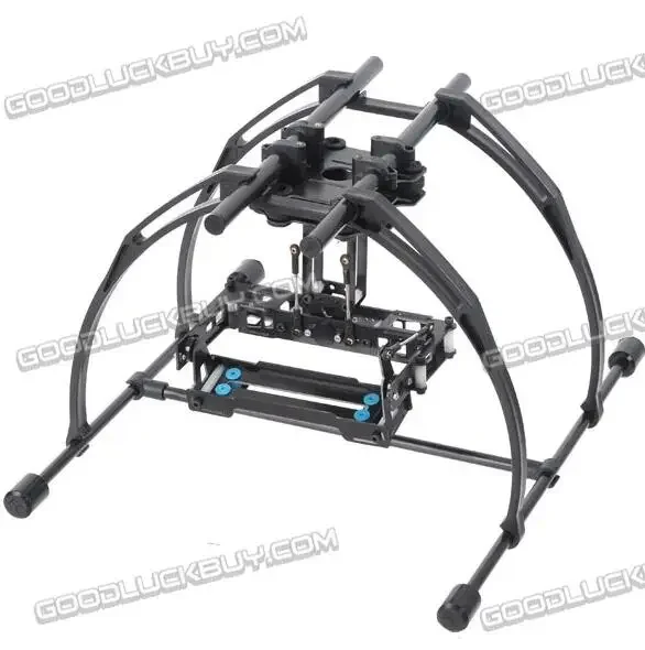 طقم إطارات FLYCAT MWC X-Mode Alien Multicopter مع انزلاق هبوط طويل القامة + 2 PTZ كوادكوبتر من الألياف الزجاجية مع انحراف مزدوج