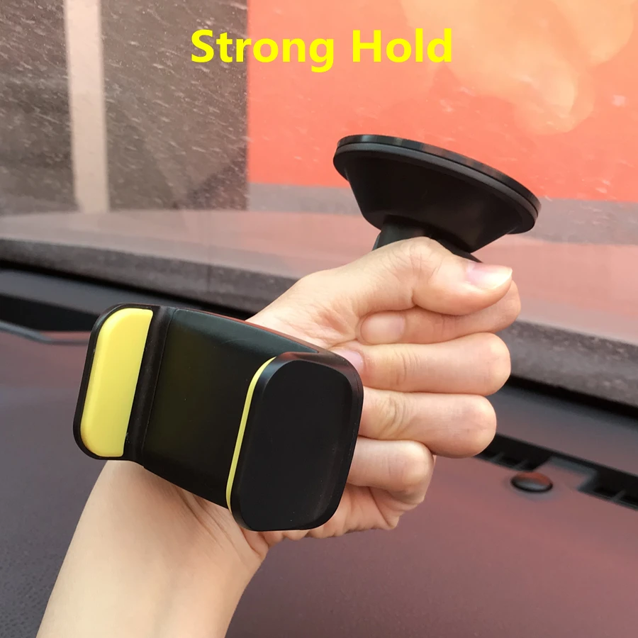 93mm Extendable Windshield Car Holder 360 Rotatable Car Phone Holder Universal GPS Stand Mount Support Window Glass Car Holder