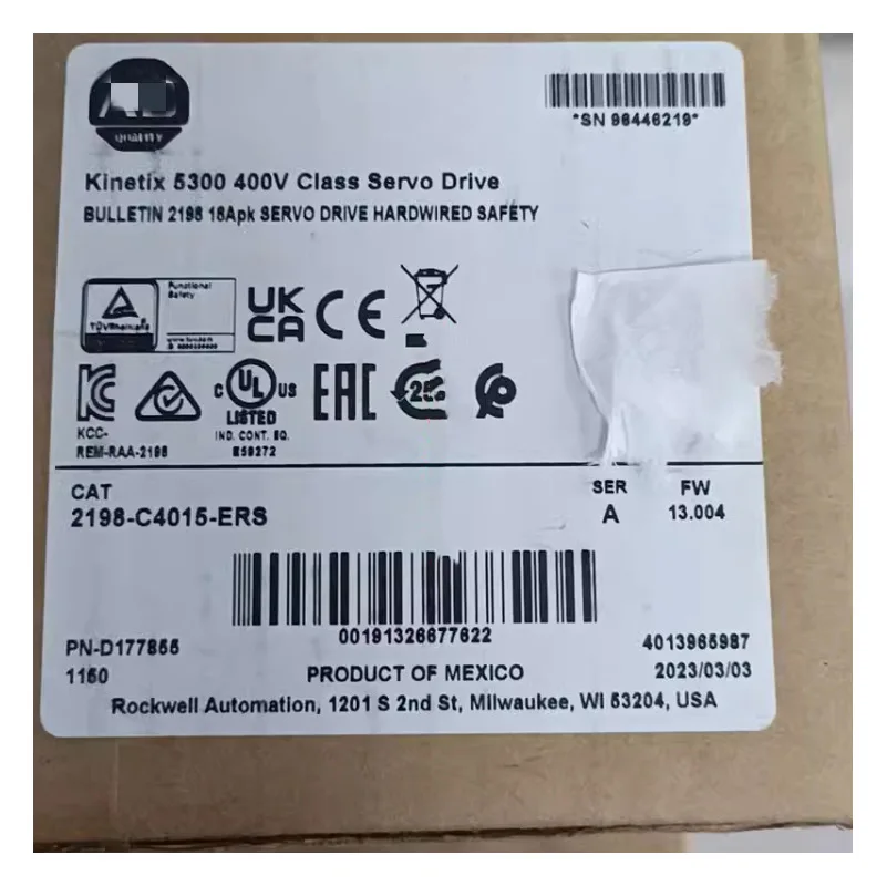 Сервопривод AB Rockwell 2198-C4007-ERS 2198-C4015-ERS