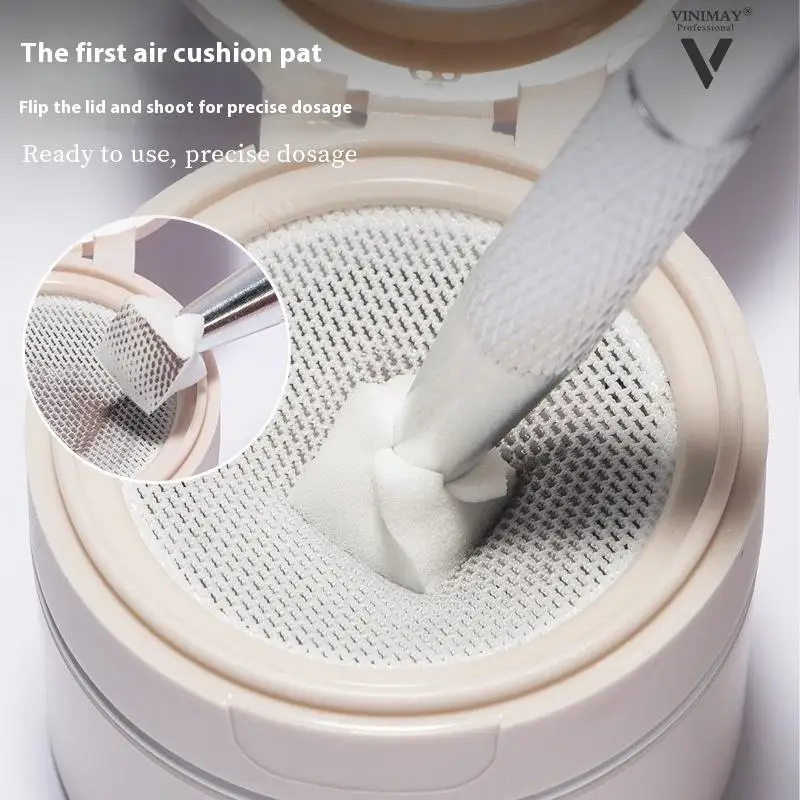 Nail Art Patting Glue Nail Polish Pat Painting Gel With Sponge Tool And Gripper Slap Nail Polish Soak Off UV LED For Manicure