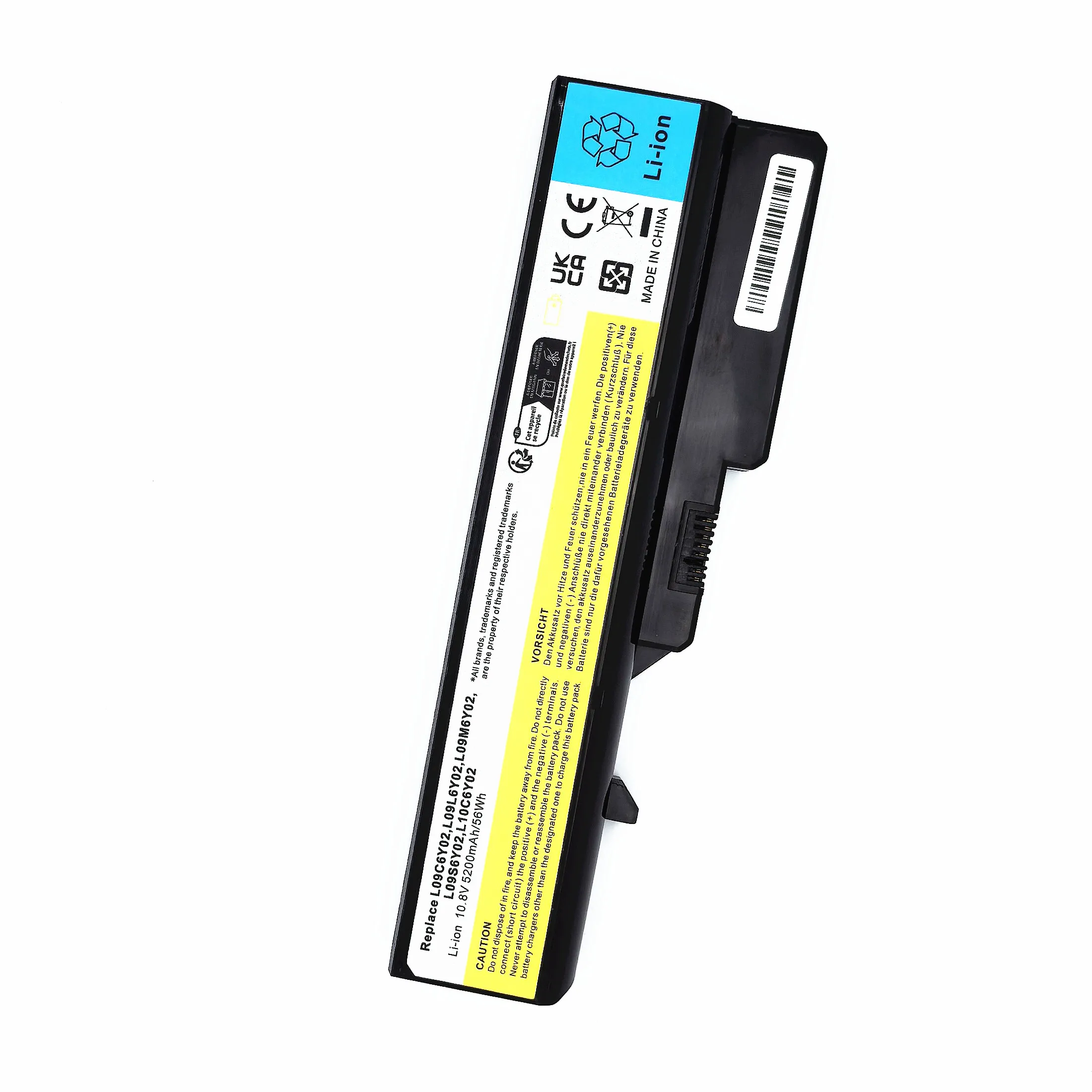 Laptop Battery for LENOVO L09C6Y02 L09L6Y02 L09M6Y02 L09S6Y02 L10C6Y02 L10P6Y22 57Y6454 57Y6455 121000935 121000938