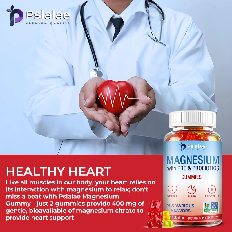 Magnesium Gummies for Adult Relaxation, Stress Relief and Sleep