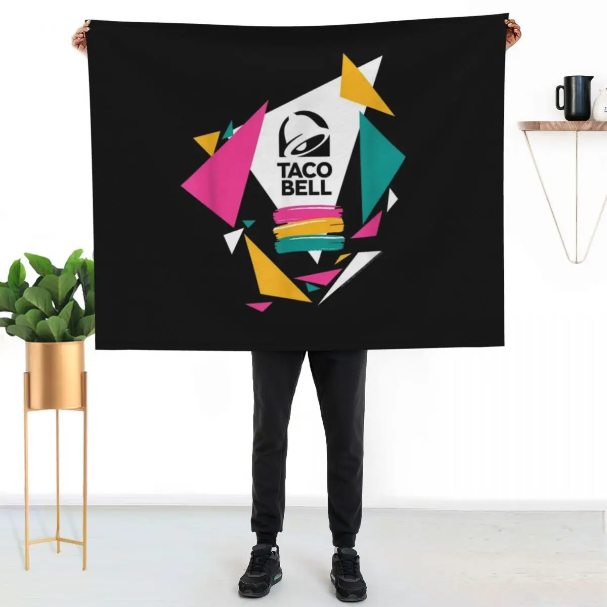 funny taco bell classic Throw Blanket Summer Vintage Blankets For Baby Custom Bed Fashionable Hairys Blankets