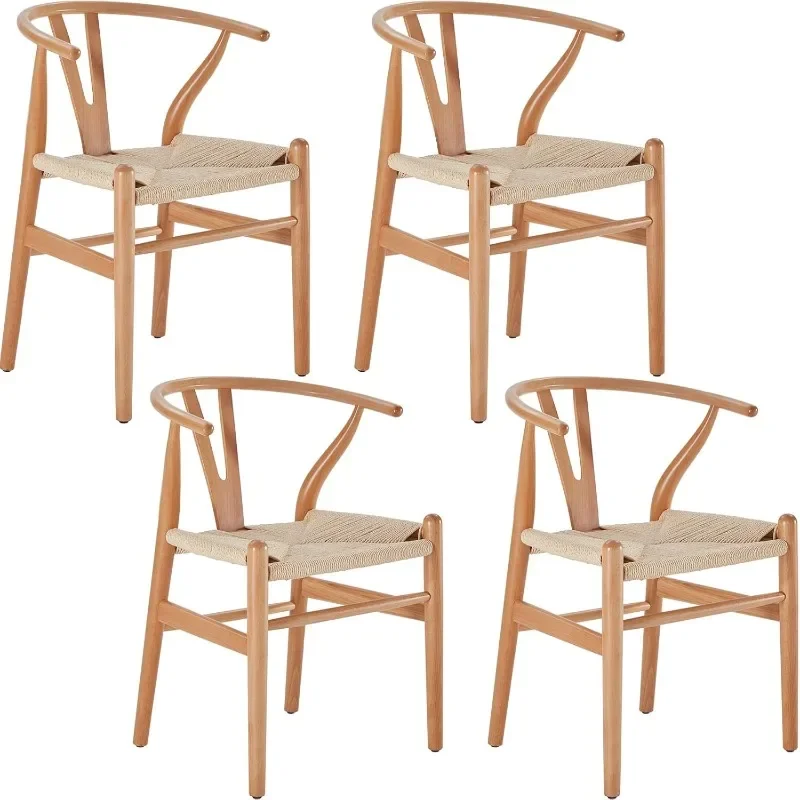 

Wood Wishbone Dining Room Chairs Mid Century Modern Wooden for Your Beach House, Fully Assembled, chairs dinning chair