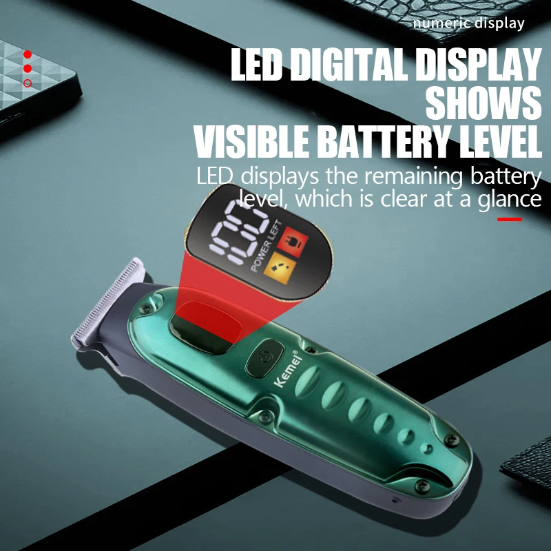 مقص شعر كهربائي لاسلكي للرجال ، مقص حلاق محترف ، مقص قص ، ضوضاء منخفضة ، قابل لإعادة الشحن ،