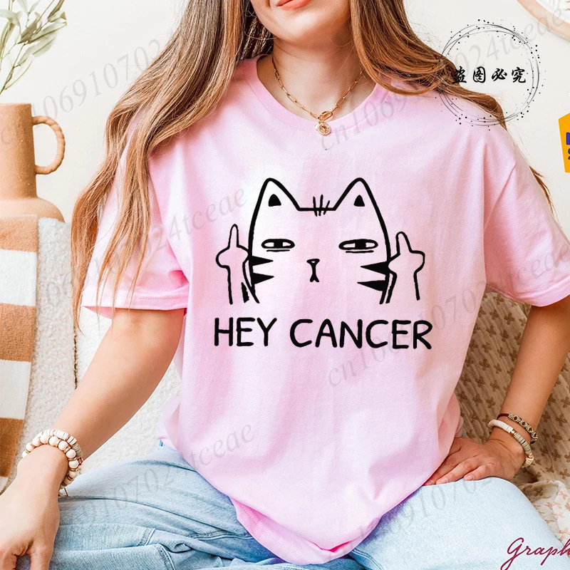 Camisetas para sobrevivientes de cáncer, camiseta de guerrero contra el cáncer, camiseta del mes de concienciación sobre gatitos, camiseta de regalo para luchadoras contra el cáncer, ropa para mujer