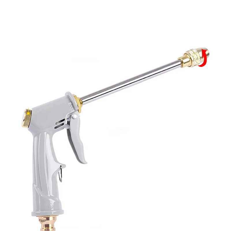 High Pressure Water Spray Gun Metal Brass Nozzle Garden Hose Pipe Lawn Car Wash Sprayer Sprinkler Car Wash Tool Water Guns