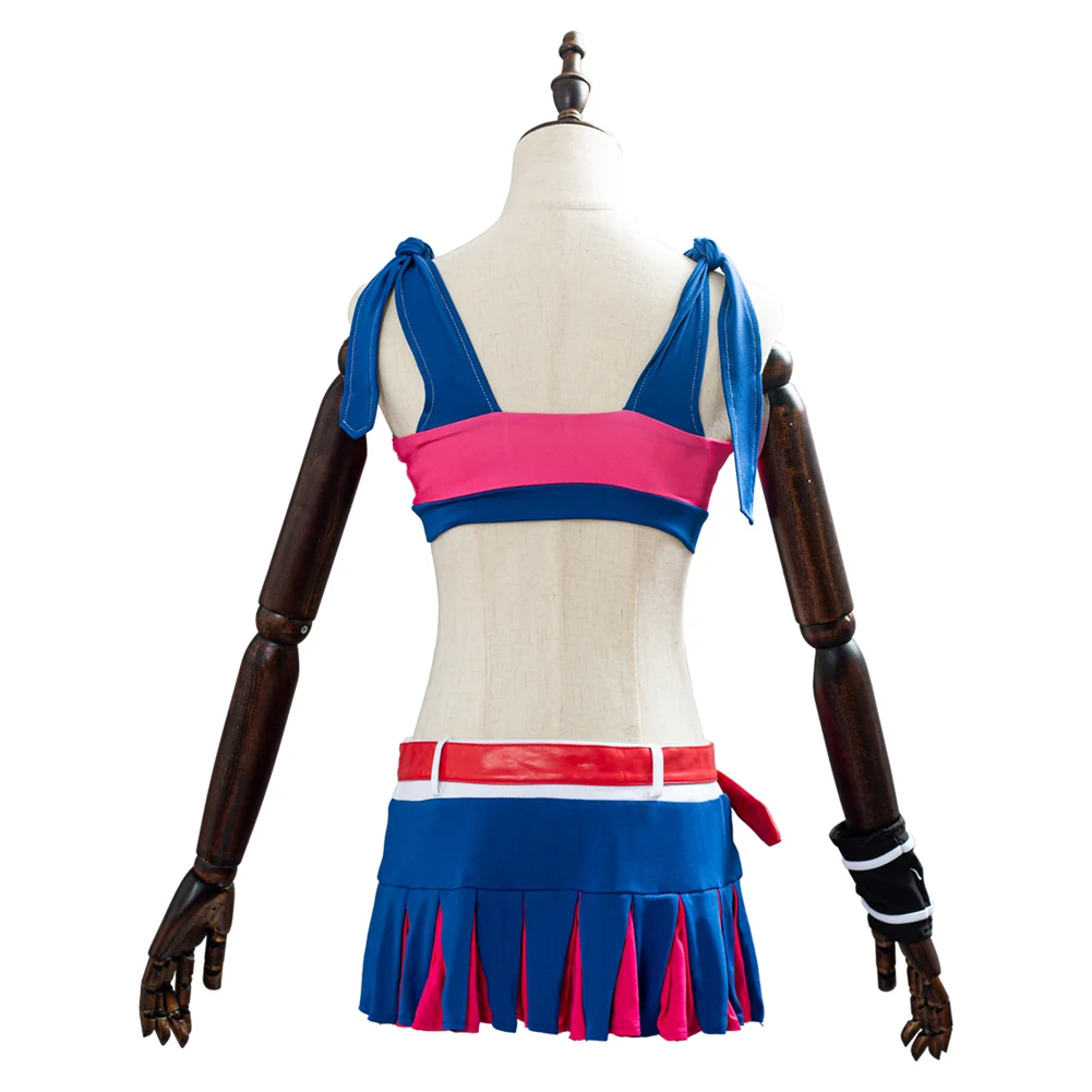 Juliet Starling Cosplay Lollipops Costume Game Chainsaw Outfits Women Disguise Sexy Dress Headgear Full Set Halloween Party Suit - view 4