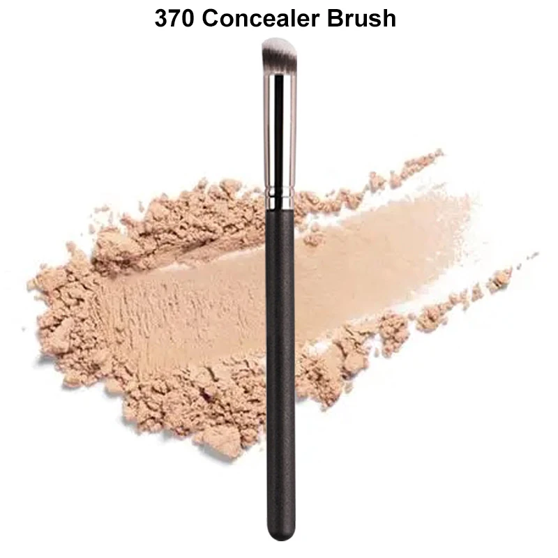 3pcs Beveled Foundation Concealer Makeup Brushes Seamless Cover Synthetic Dark Circle Liquid Cream Cosmetics Contour Brush Tool