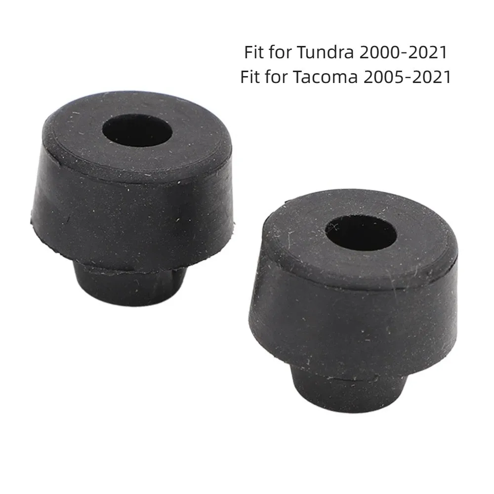 2PCS Black Hood Stopper Cushion Rubber 90541-11015 Engine Lid Buffer Pad for Tundra 2000‑2021/Tacoma 2005‑2021