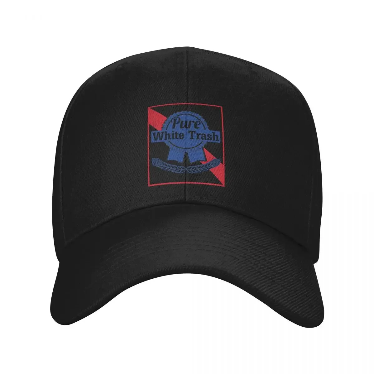 

Funny Redneck Gift, Pure White Trash Baseball Cap fun hats hats on offer Men's Baseball Women's