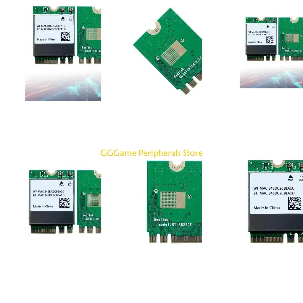 

U55B Half Mini PCIE Card 2.4 1200M WLAN WIFI Card RTL8822CE 802.11AC