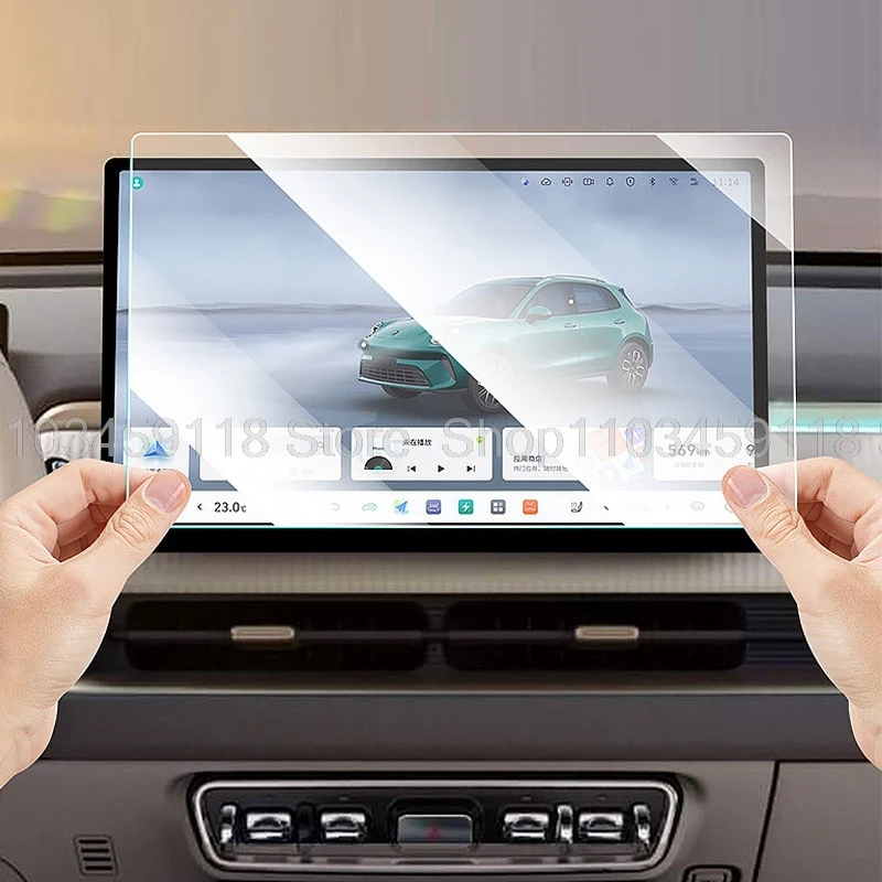 Displayschutzfolie aus gehärtetem Glas für GWM ORA 5 2026 Auto-GPS-Navigation Infotainment-LCD-Bildschirm Kratzschutz-Aufkleber ﻿ ﻿ – Detail 5