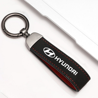 Suede Car Emblem Key Rings Lanyard Gifts Keychain Fit For Hyundai I10 I20 I30 I40 IX20 IX35 Tucson Solaris Accent Azera Elantra