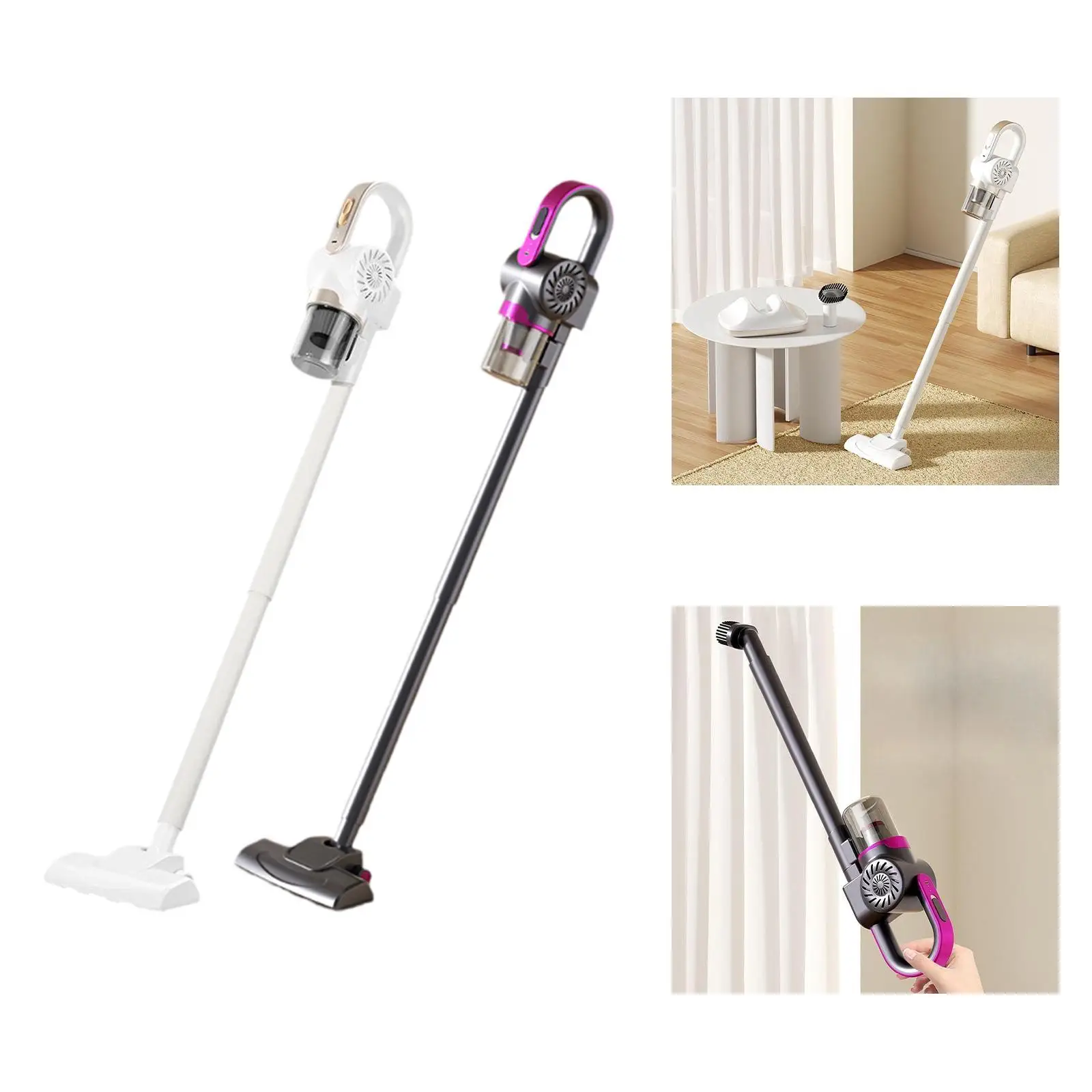 

Cordless Vacuum Cleaner Powerful Suction for Office Sofa Hardwood Floor