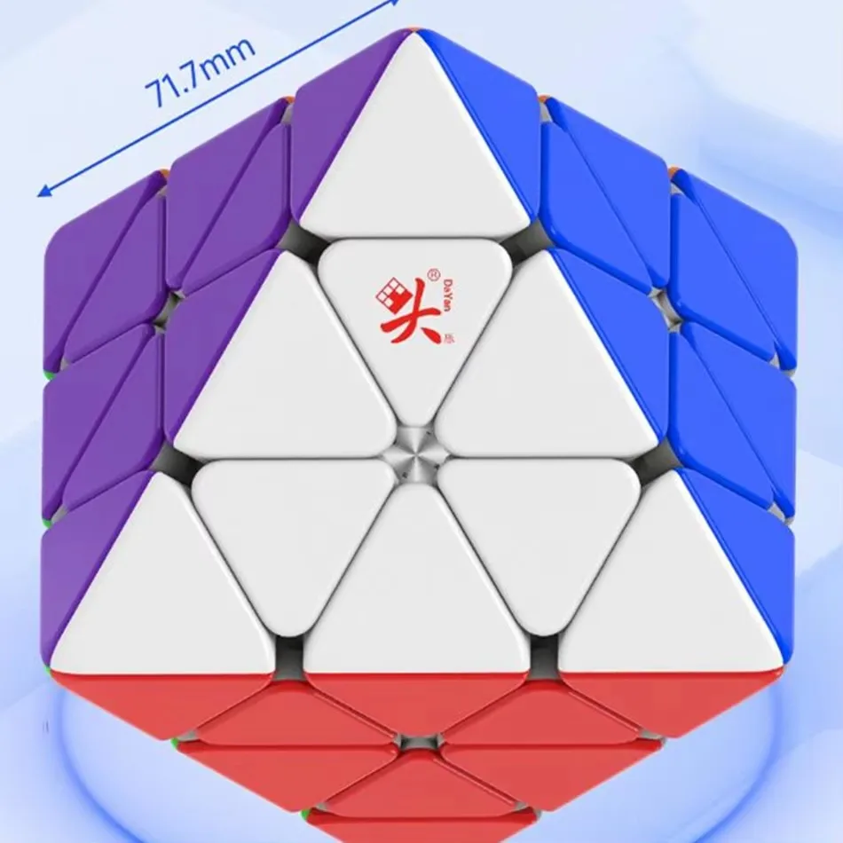 QiYi /Diansheng /Dayan Fto الدورية octahedron المغناطيسي ماجيك سرعة مكعب ستيكيرليس المهنية ألعاب متململة كوبو ماجيكو لغز
