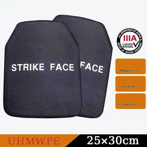 2PCS 3A protective board 10x12 inch lightweight tactical defense board PE independent tactical vest insertion board ﻿