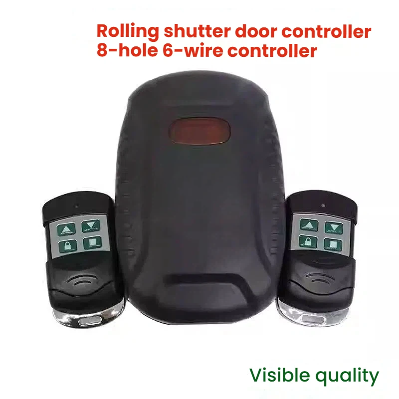 Electric door remote control rolling shutter controller, roller shutter accessories, 433 remote control, 220V tubular motor cont