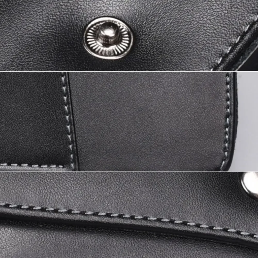 Upscale Belt Wearable PU Glasses Case Men Portable Leather Reading Glasses Storage Box Phone Bags and Tool Carrying Cases