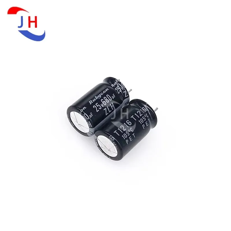 10PCS Electrolytic Capacitor 25v680uf 10*16 ZLH Short leg Long life 5mm Leg Distance 25V 680UF