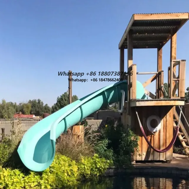 Indoor Pool Water Park Family Water Slide Into Pool Backyard Swimming Pool Water Slides