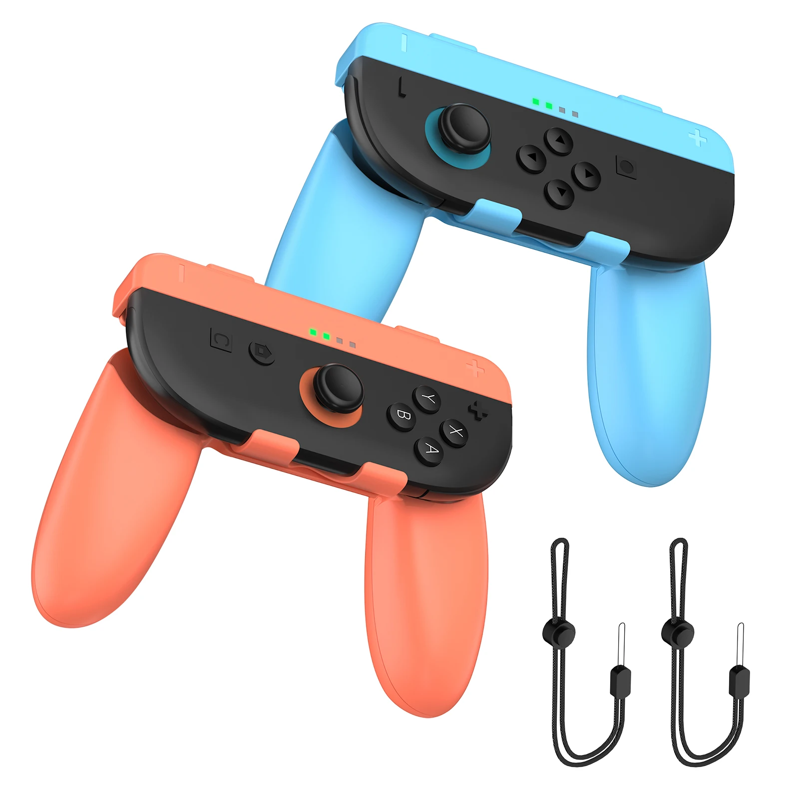

Ergonomic Hand Grips for Nintendo Switch 2 Joy Con, Gamepad Grip Handle with Strap