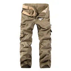 MISNIKI 2023 Nuovi uomini di autunno pantaloni cargo dritti casual multi tasche pantaloni tattici 28-40 AXP138
