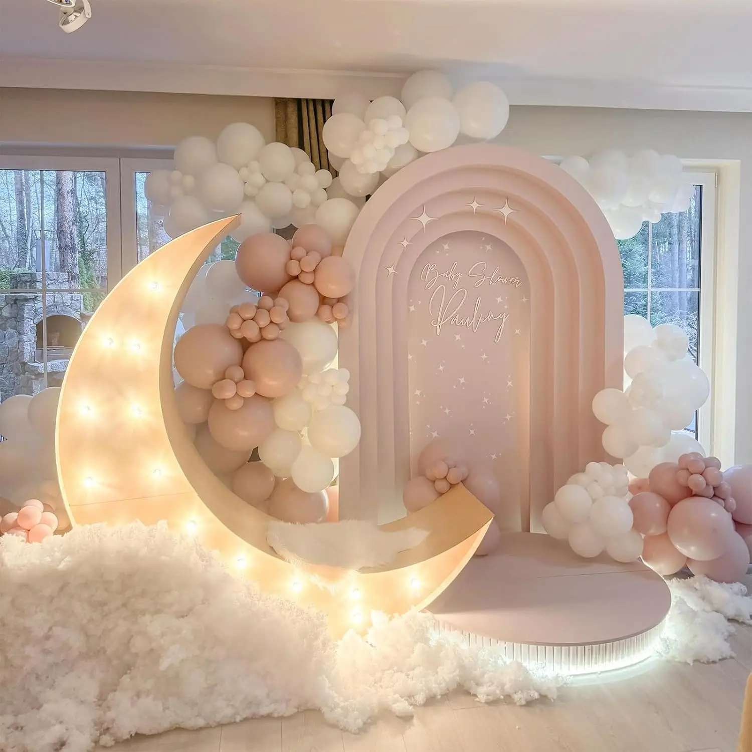 50/100 Stück staubige rosa Latexballons 12-5 Zoll Boho Blush Pink Geburtstags-Heliumballon für Mädchen Babyparty Jahrestag Hochzeit P – Detail 6