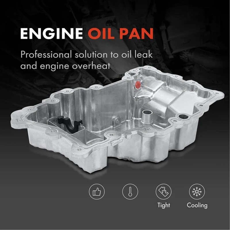 Engine Oil Pan With Bolt Component For Ford 2.7T/3.0T Edge Taurus 2015-2018 For Lincoln MKZ MKC MKX , FT4E6675DC , FT4Z-6675-A