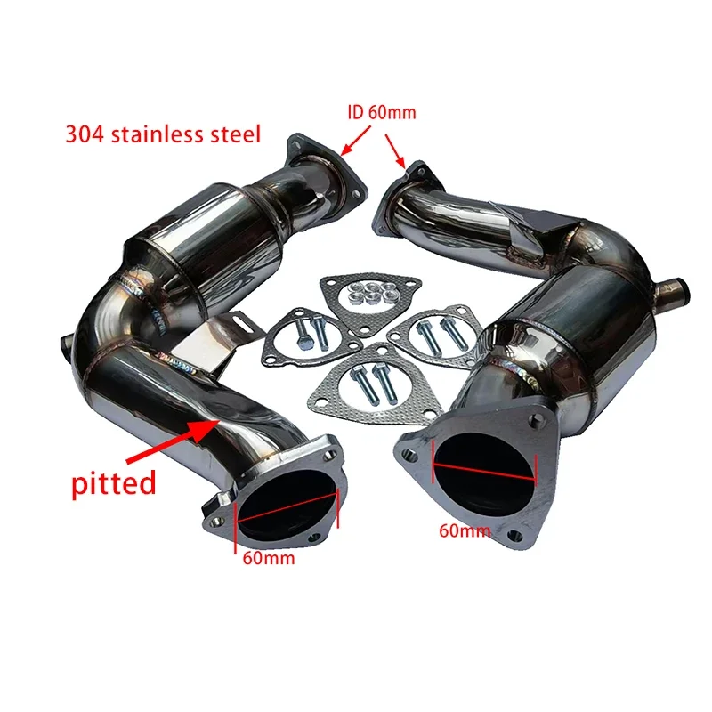 

Turbo Catless Downpipe Exhaust For S4 S5 A7 A8 B8 Q5 SQ5 3.0 TFSI V6 . B8 S4 and S5 3.0T engines A4 S4 B8 B8.5 3.0 TFSI D4