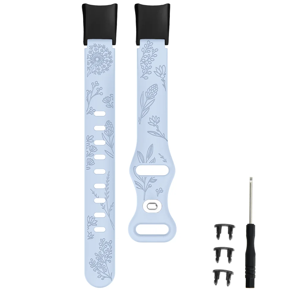 

Replacement Band For Honor Band 5 4 Dandelion Pattern Strap Bracelet Sport Silicone Band Watch Accessories Lightweight Wristband