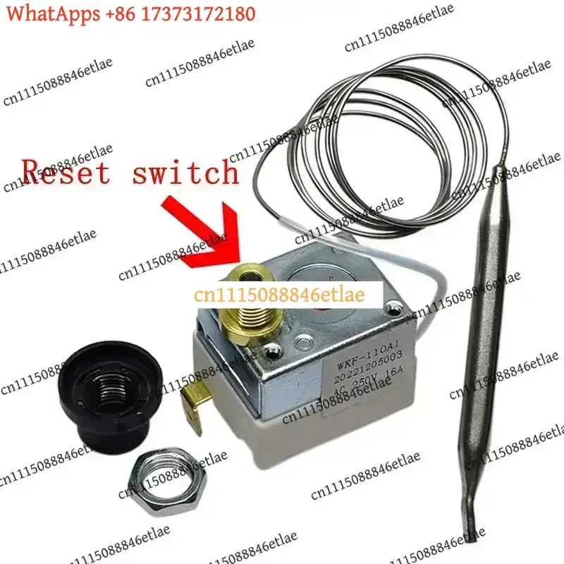 Electric Fryer Oven Temperature Control Thermostat 110 130 230 240 250 280 Degrees Limit Protector Kitchen Appliance Parts
