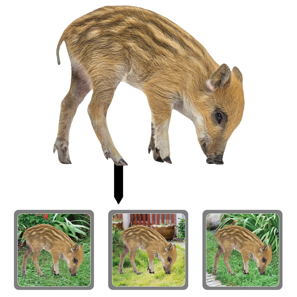 

Garden Ornaments Simulated Pig Decoration Plug-in Decorations Lawn Outdoor
