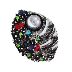 CINDY XIANG New Arrival Shell Style Pearl Brooches For Women Vintage Colorful Fashion Accessories