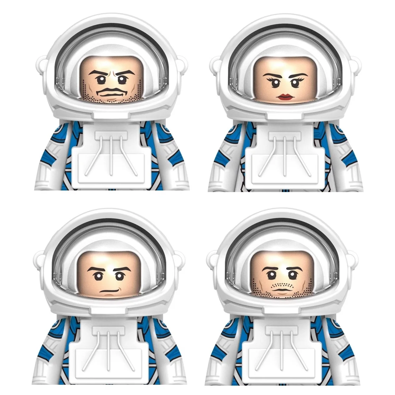 Space Astronaut Building Blocks Rocket Mini Action Figure Toys