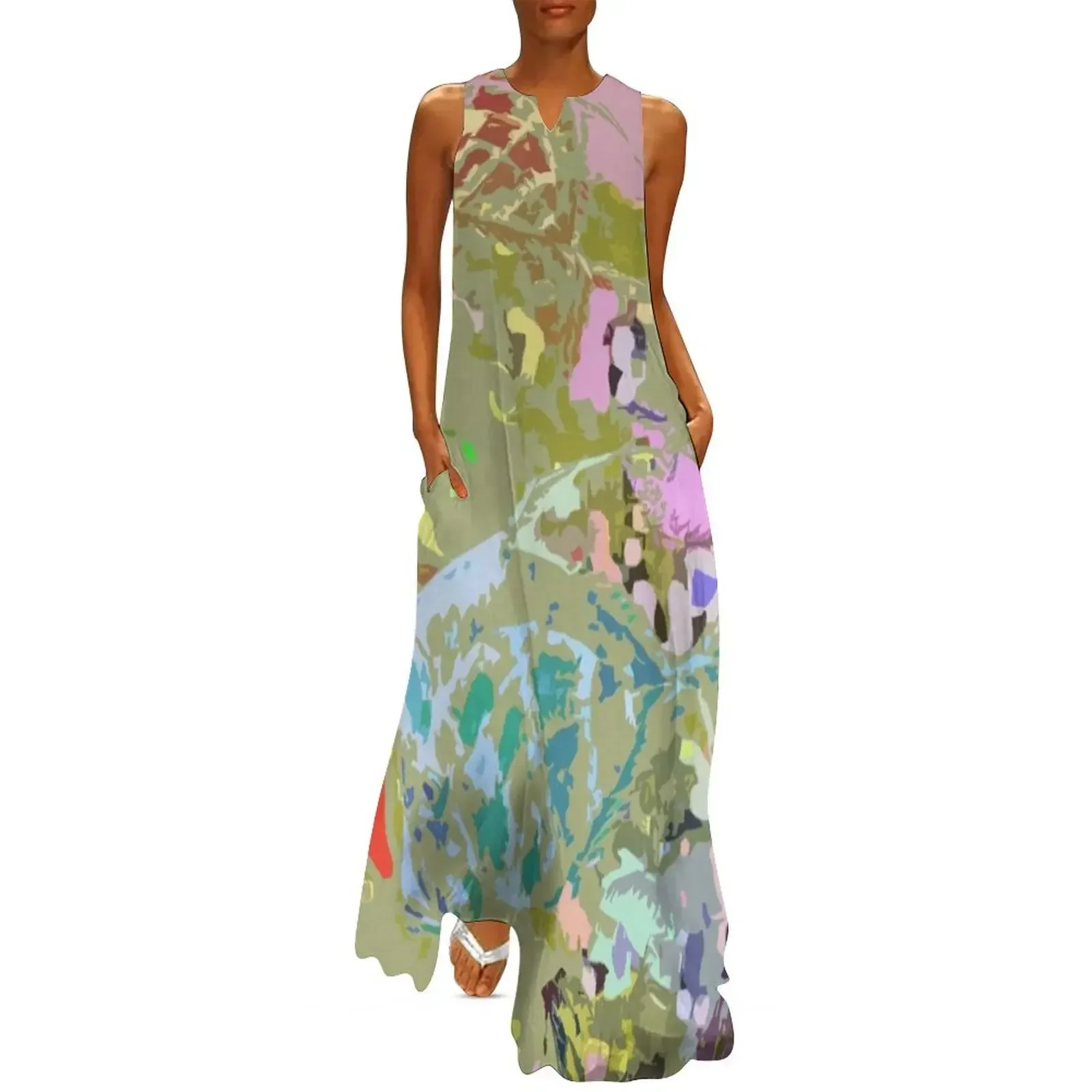 

Tropical Menagerie Long Dress dresses summer beach dresses Evening gown summer dress woman 2025 trendy Dress