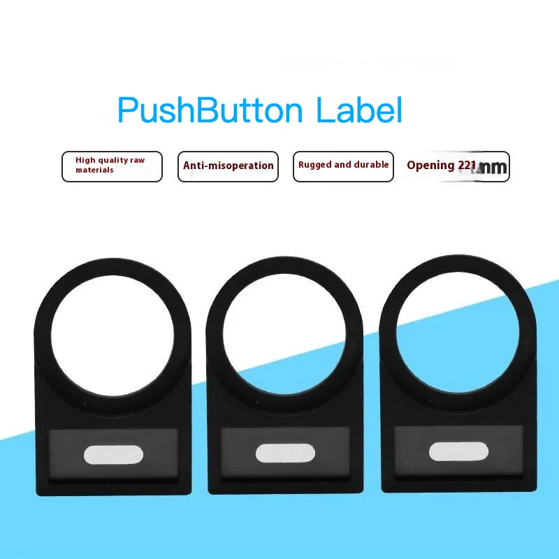 Button Label 22mm