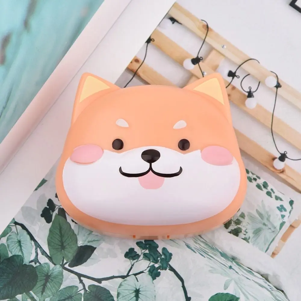 Simple Cute Contact Lens Case Portable Dog Shape Contact Lens Care Box Cartoon Three-dimensional Contact Lens Storage Box Girl